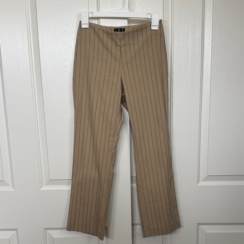 INC International Concepts Beige Striped Trousers